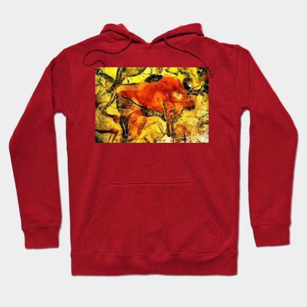 Bison Hoodie by happyantsstudio